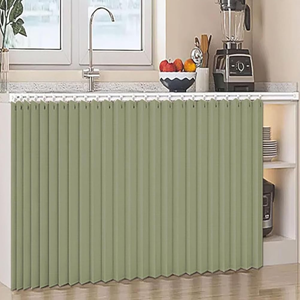 Rideau de séparation sans perçage occultant pour isoler une salle de bain