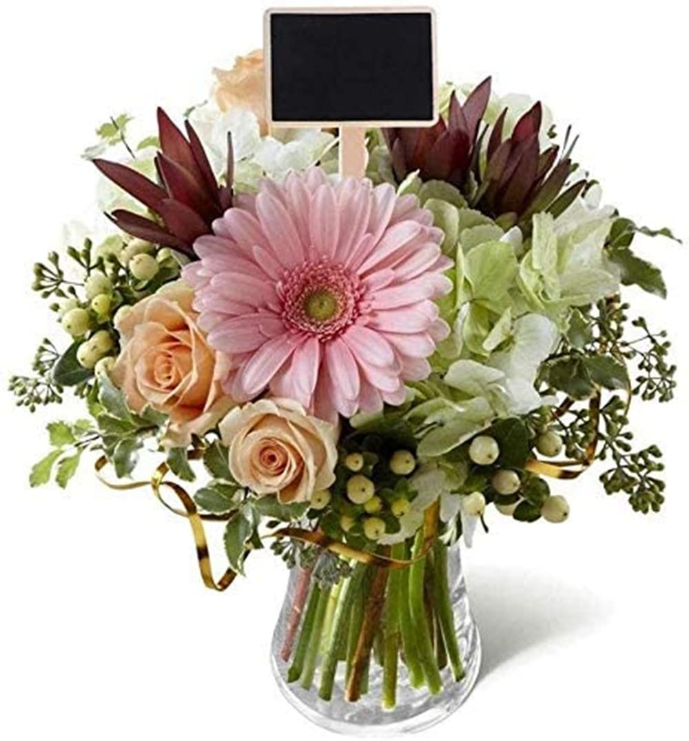 Etichette In Legno Per Piante - 20 Pezzi Con Lavagnetta Nera - Per Giardino, Casa E Matrimoni - Scrivibili Con Gessetto - Foto 2