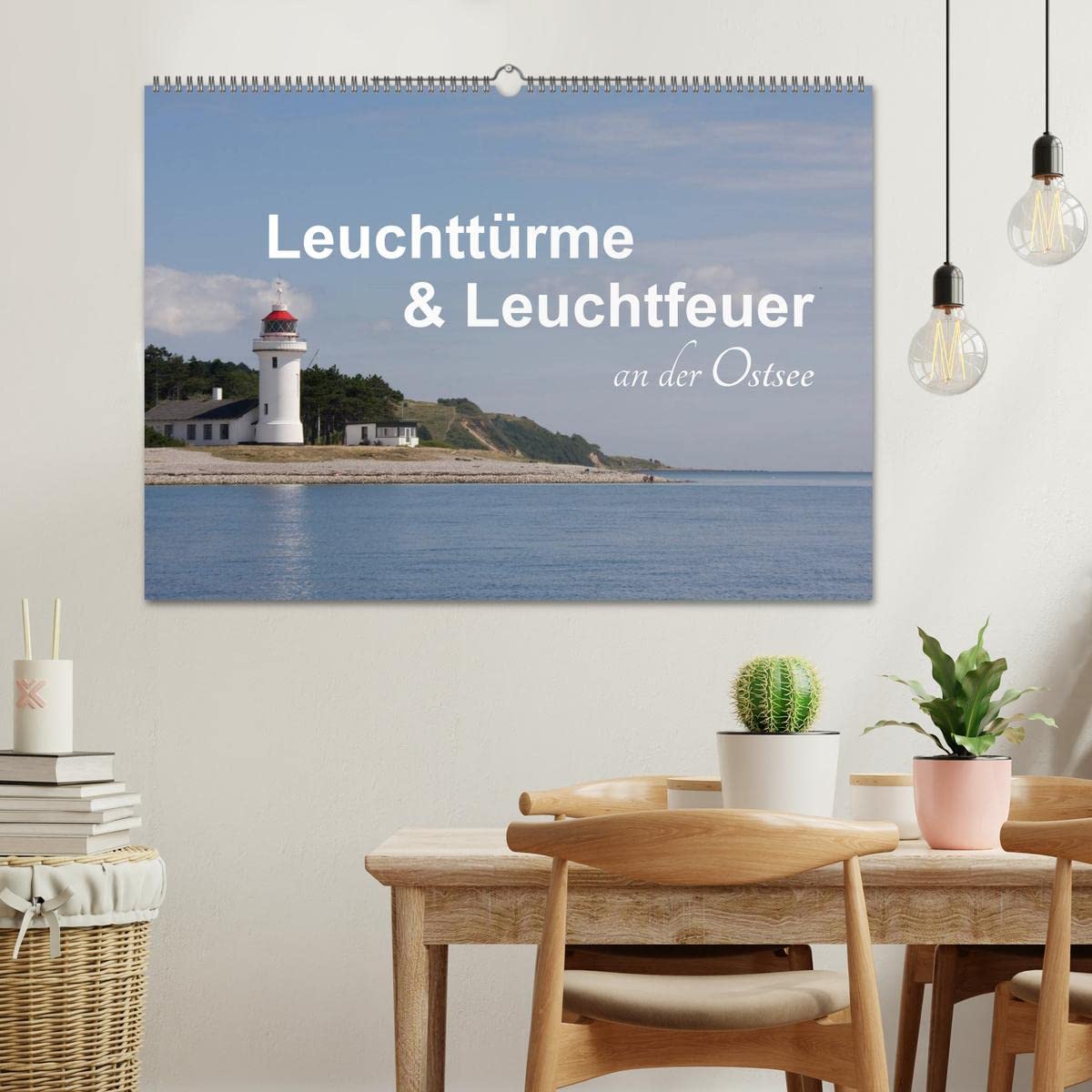 Leuchttürme und Leuchtfeuer an der Ostsee (Wandkalender 2026 DIN A2 quer), CALVENDO Monatskalender: Dänische, schwedische und deutsche Leuchttürme und Leuchtfeuer an der Ostsee