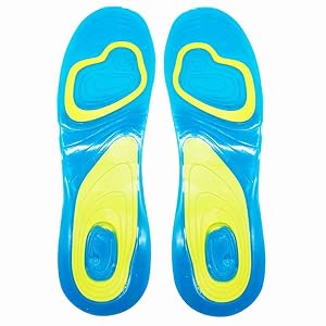 ONMYJFD Silicone Gel Insole Orthopedic Foot Care for Feet Shoes Sole Sport Insoles Shock Absorption Pads Arch Orthotic