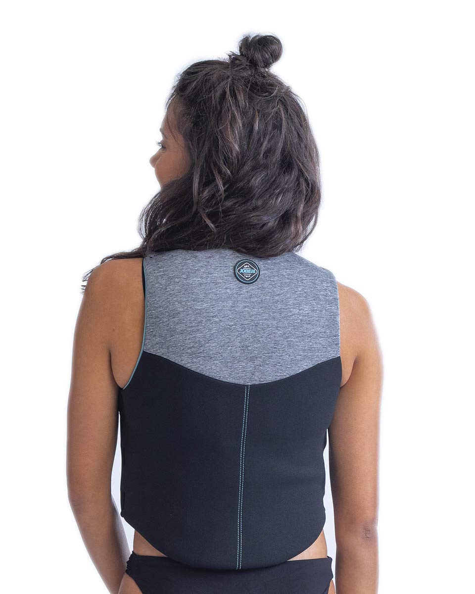 Jobe Damen 50N Neopren Neoprenanzug Wassersport Waterski Jetski Wakeboarden Safety Impact Weste - Top - Cool Grey