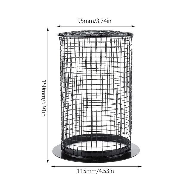 Foto 5 de 8 de Anfibios Anti-escaldado Protector Cubiertas de la lámpara para calentar la luz Reptil Calentador Guardia…