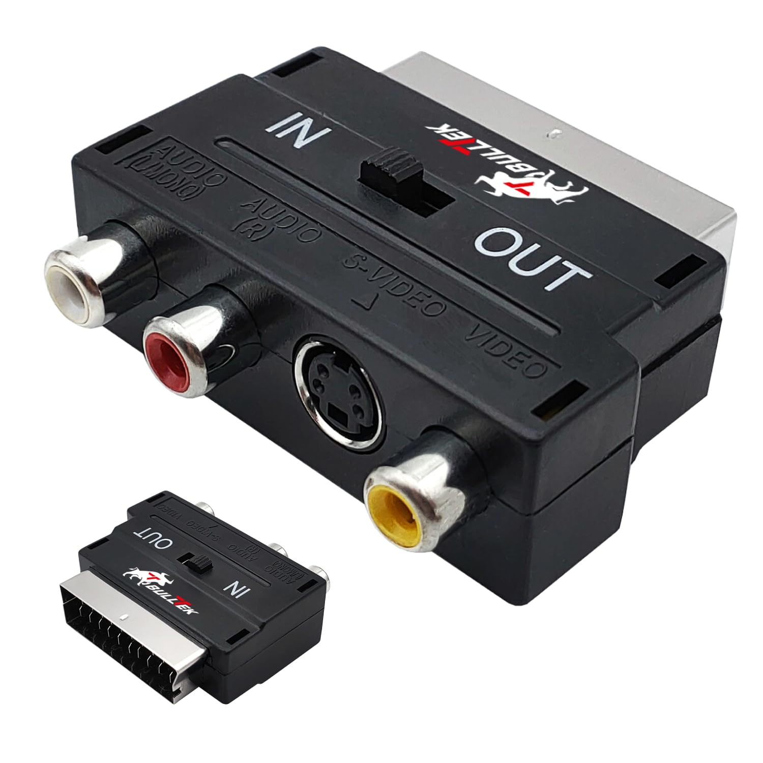 Convertitore SCART A RCA E S-Video BullTek - Per TV Vecchie, Console E DVD - Foto 6