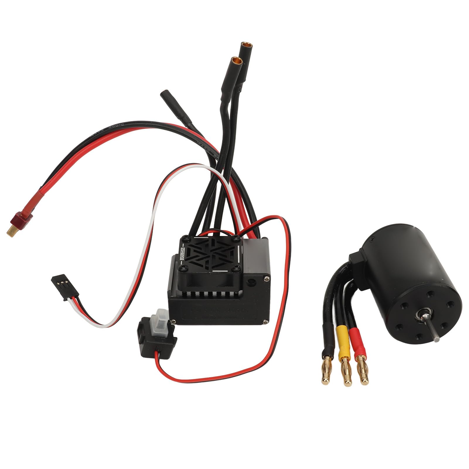 3650-Brushless-Motor, 60A-ESC-Combo-Set für RC-Car-Motor-Upgrade, 1/10-RC-Fahrzeug-Speed-Enhancement, Rennfahrzeug-Drift-Cross-Country-Performance-Boost