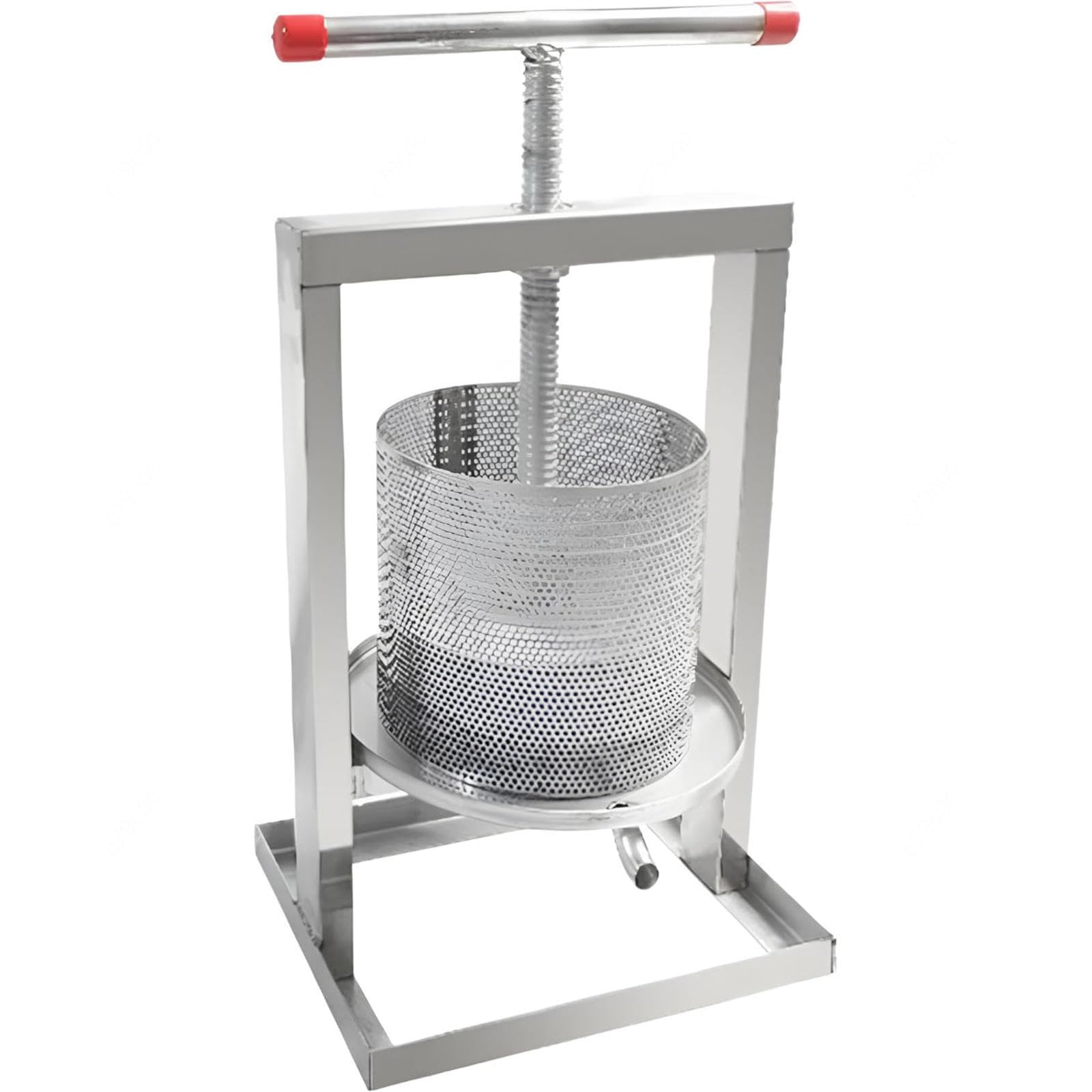 estrattore di miele manuale in acciaio inox Pressa Manuale per Miele manual honey press extractor Attrezzatura apicoltura per estrarre il miele forniture api miele,vino,frutta,cera,2L