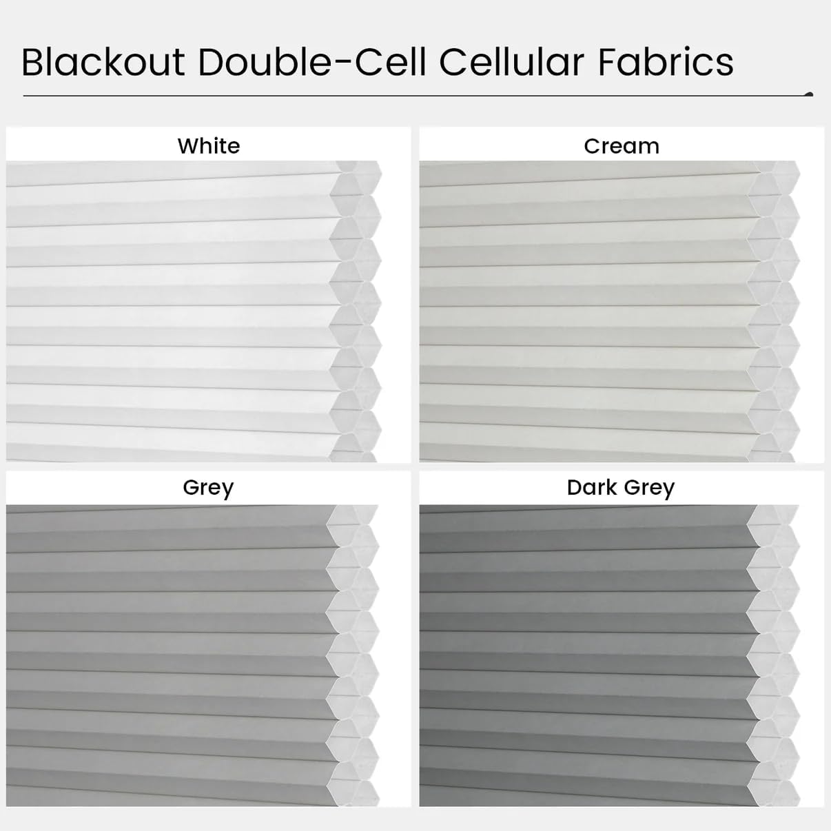 Kincmo Motorized Cellular Shades, Custom Smart Motorized Blinds with Remote