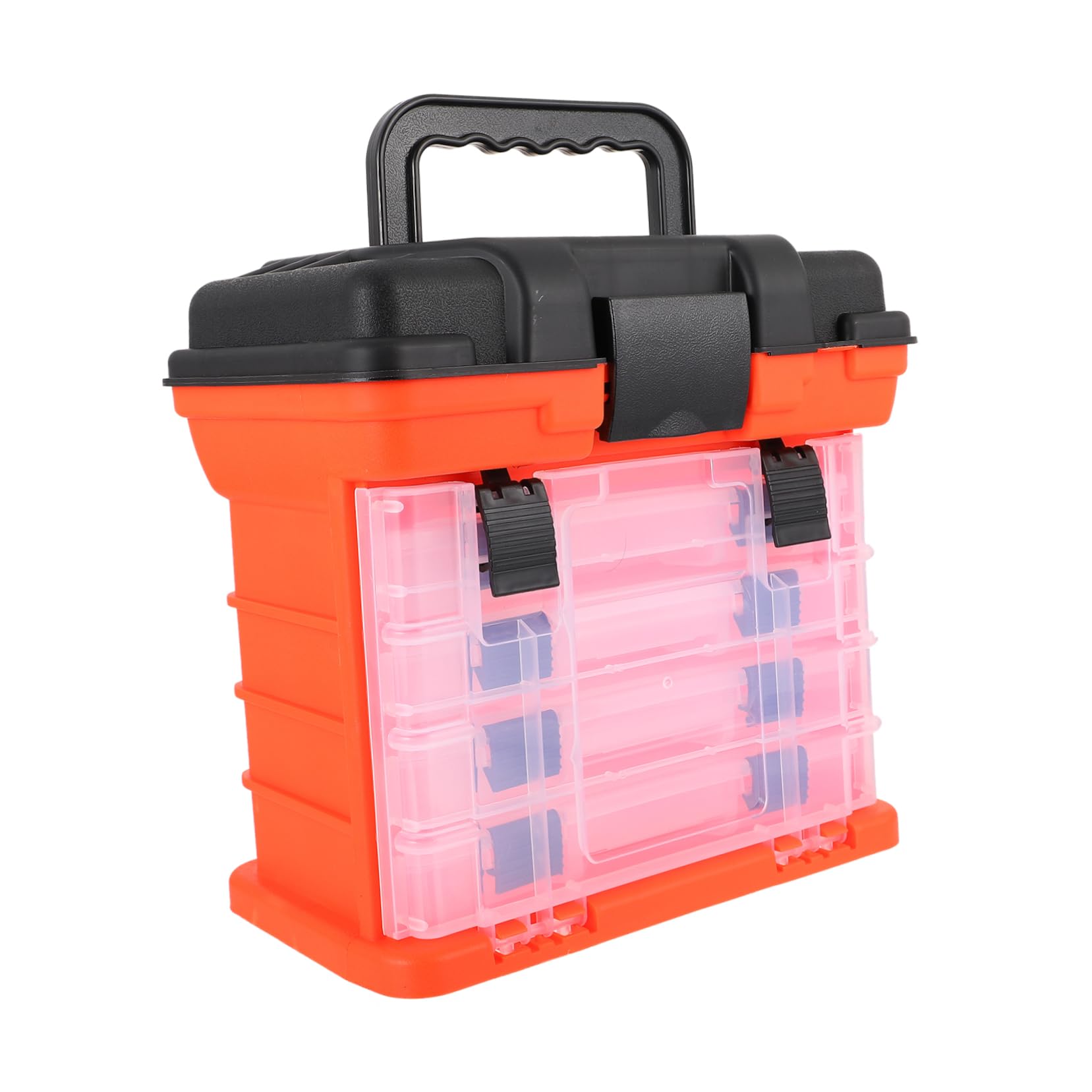 Sosoport 1 Set Outdoor Fishing Tool Box Premium Tackle Storage Container with Handle Versatile Seat for Fishing Trips Durable and Portable