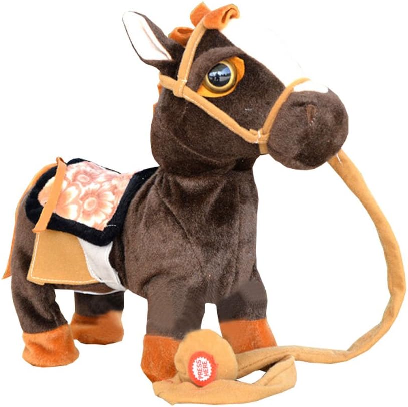 Toys Pet Horse Walking Plush Toy 