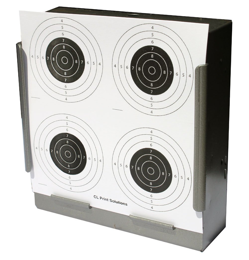 100 x 14cm Four Circle Paper Targets Air Rifle Pistol (100gsm 14cm13