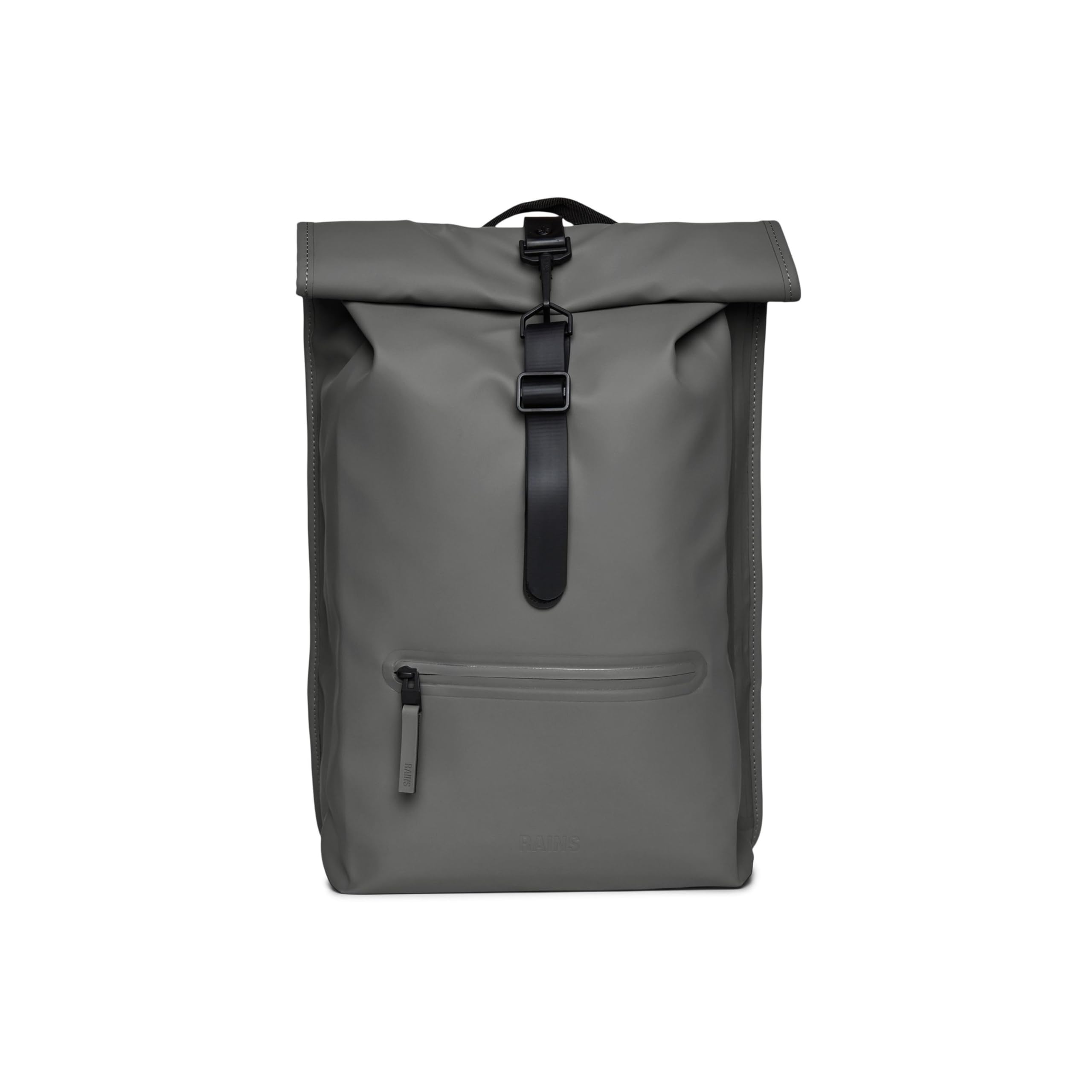 RAINS Rolltop Rucksack - Waterproof Backpack with Chest Strap, Standard