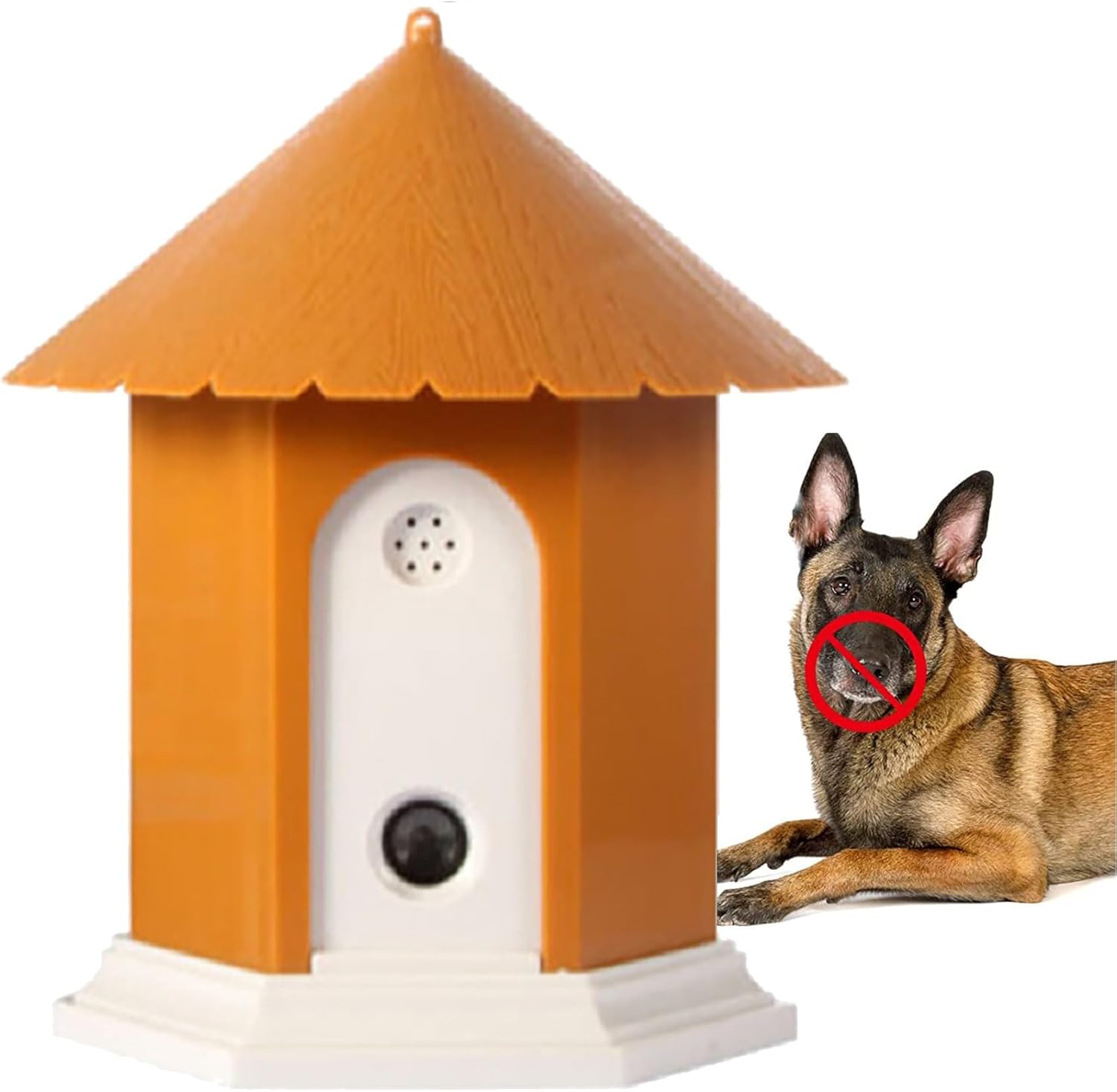 Dog Bark Deterrent Devices with Adjustable Ultrasonic 3 Level Stop, Anti Barking Device 50ft Dog Control Devices, Outdoor Waterproof Barks No More Dog Training Device, Safe for Human & Dog ( Color : Y