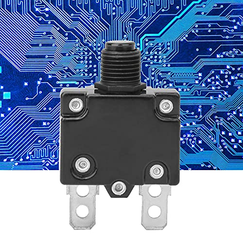 Thermal Switch Amish Heater Parts Table Saw Motor Thermal Electric Generator,5pcs Air Compressor Circuit Breaker Overload Protector Over Current Switch (10A)