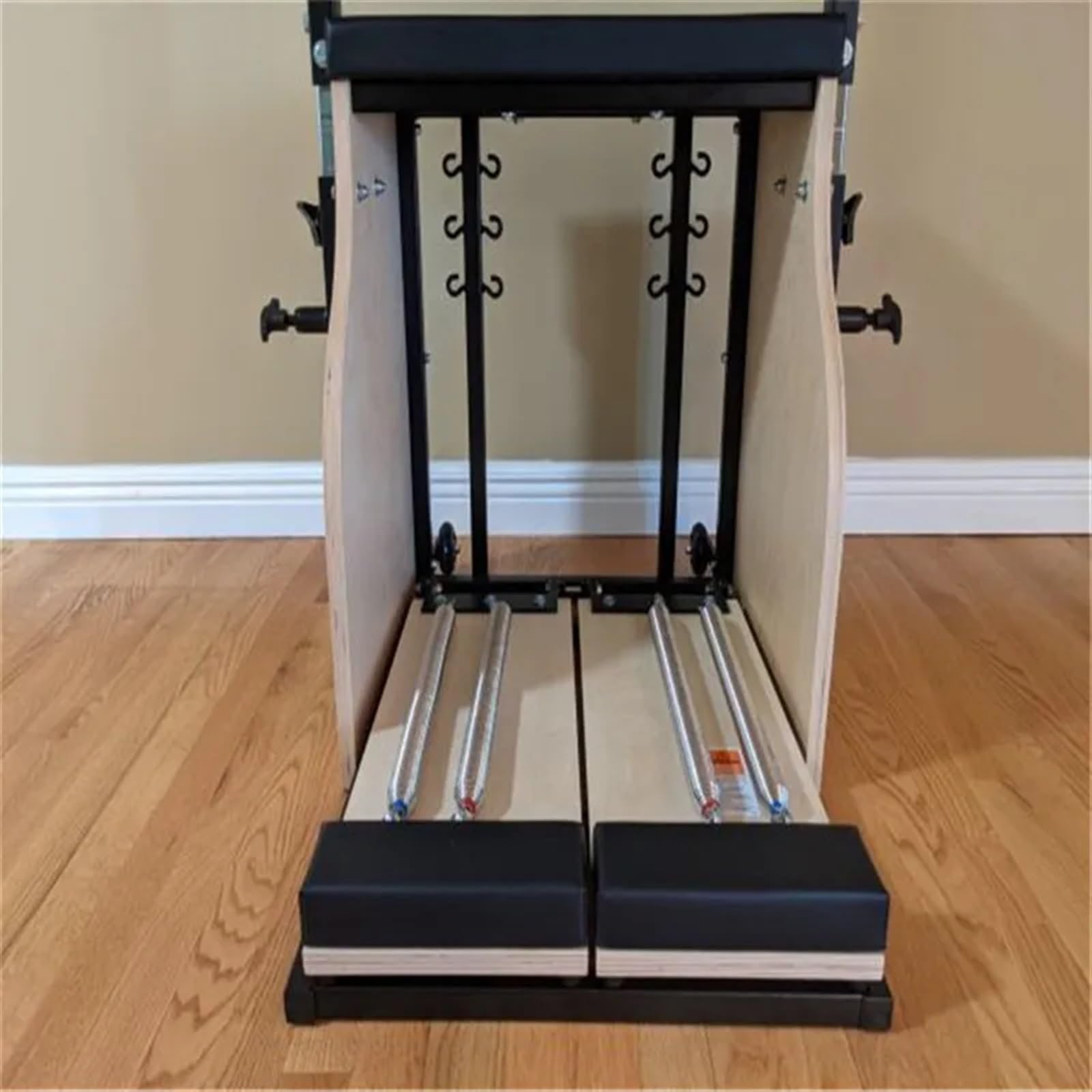 Resorte de Pilates Reformer Silla de Pilates con Pedal Dividido, Accesorios Combinados Estabilidad for Silla, Resorte tensión, Equipo Yoga y Pilato, resortes Alambre música