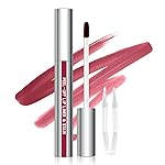 Cilrofelr Peel Off Lip Liner Stain, Long Wear Tattoo Lip Liner with Tweezer, Peel Off Lip Stain with Matte Finish, Long Lasting, Waterproof, Transfer-proof, Highly Pigmented Color (Mauve)
