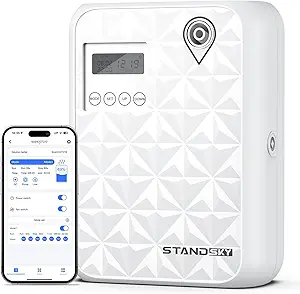 Waterless Essential Oil Diffuser for Large Rooms, 500mL Capacity, Bluetooth Control, Up to 3000 sq.ft, White