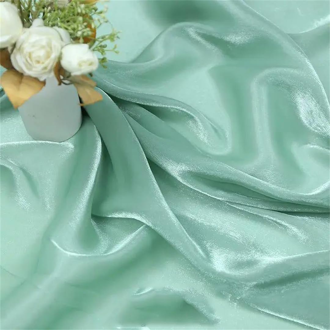 Organza Fabric， Organza Fabric By The Meter Multicolor 100cm x 150cm for Womens Dresses Sewing Decoration(21 Bean En8)