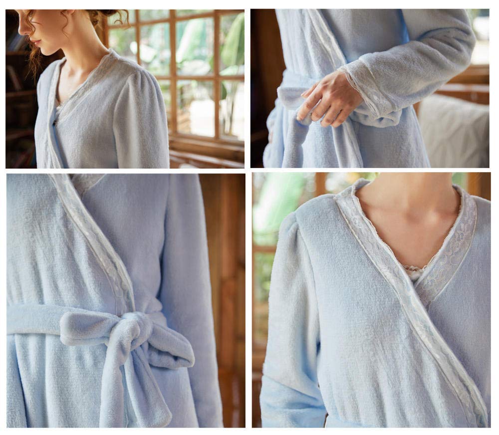 Pigiama Bradipo da Donna, Camicia da Notte Lunga in Peluche da Donna, Accappatoio Vintage Allentato, Pigiama di Flanella