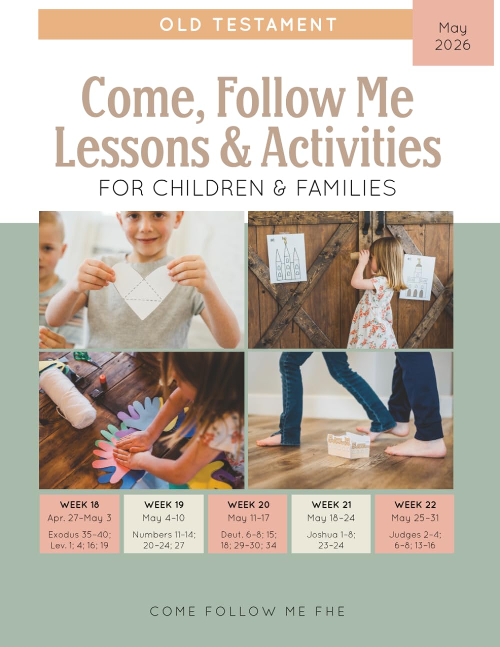 Come, Follow Me Lessons & Activities for Children & Families: Old Testament: May 2026