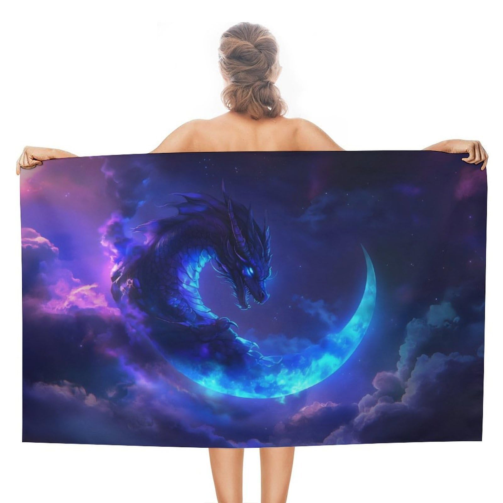 Serviette de plage légère 130x80 cm anti humidité pour la natation