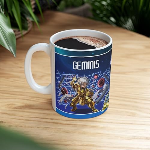 Miniatura 3 de Geminis, Los Caballeros del Zodiaco, Taza de cerámica de 11 oz