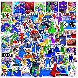 Lot de 100 Arc-en-ciel Friends Dessin Animé Autocollants Vinyle Imperméable pour Ordinateur Portable Voiture Hydroflasques Téléphone Guitare Skateboard Tendance Bagages Bouteille d'eau