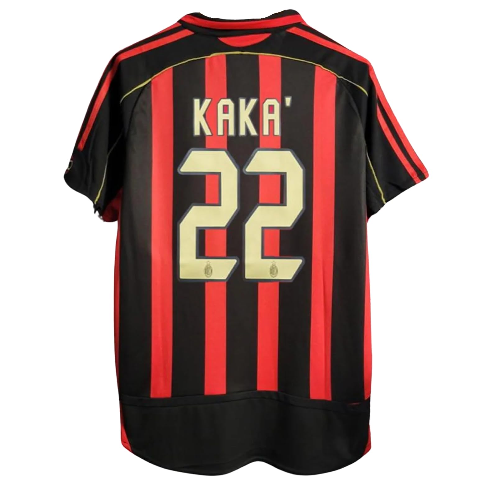 Kaka Home Men’s Soccer Jersey Fan Version Short Sleeve Shirt for Game Day, Training, or Casual Wear 2006/07