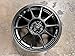 New 16x8J Konig Dekagram Flow Formed Wheel 4x100, Offset 35, Colour - Matte Black (set of 4 wheels)