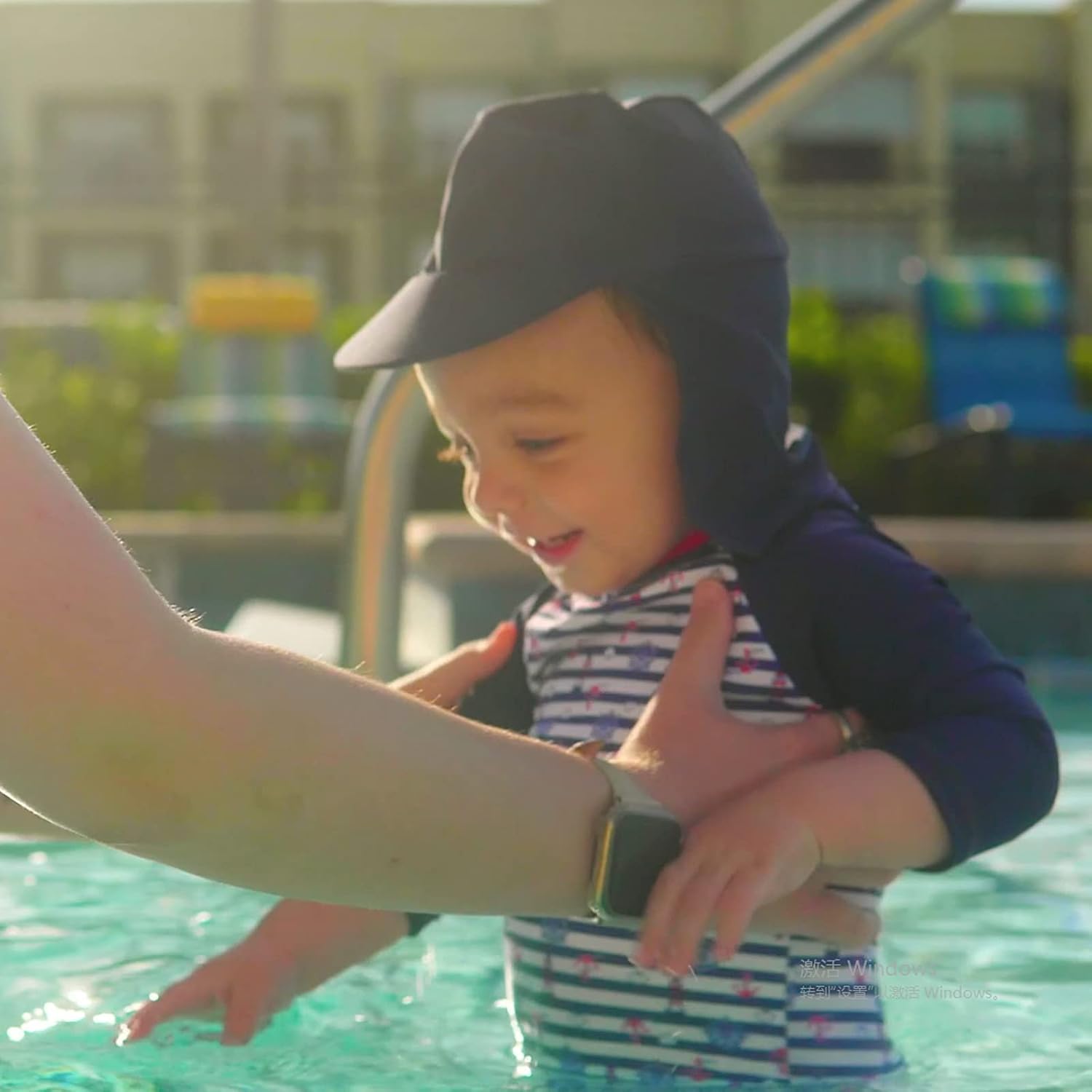 UMELOK Baby Boys UPF 50+ Sun Protection One Piece Rashguard Swimsuit with Snap Bottom - Image 3