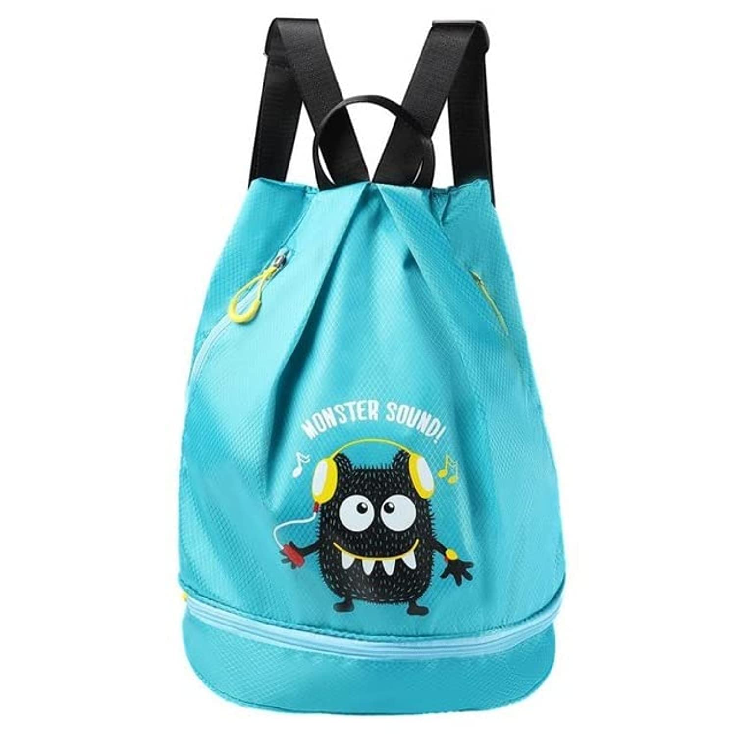 Skycare Children's Dry and Wet Separation Swimming Bag Portable Drawstring Backpack Waterproof Gym Sports Pool Beach Gear Bag