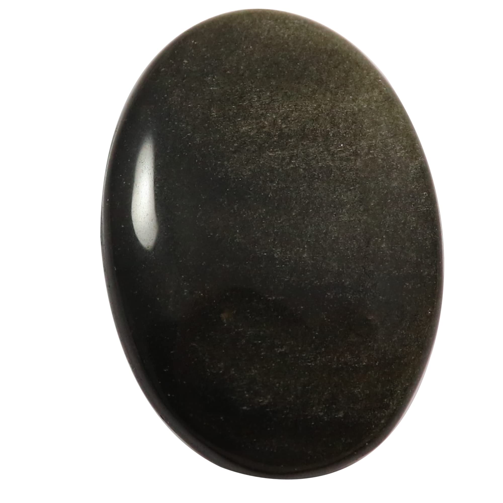 Golden Obsidian Oval Cabochon Natural Meditation Healing Gemstone 27.25cts QM62-image-24
