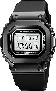 ساعة رقمية عصرية للجنسين 1796، تصميم أنيق