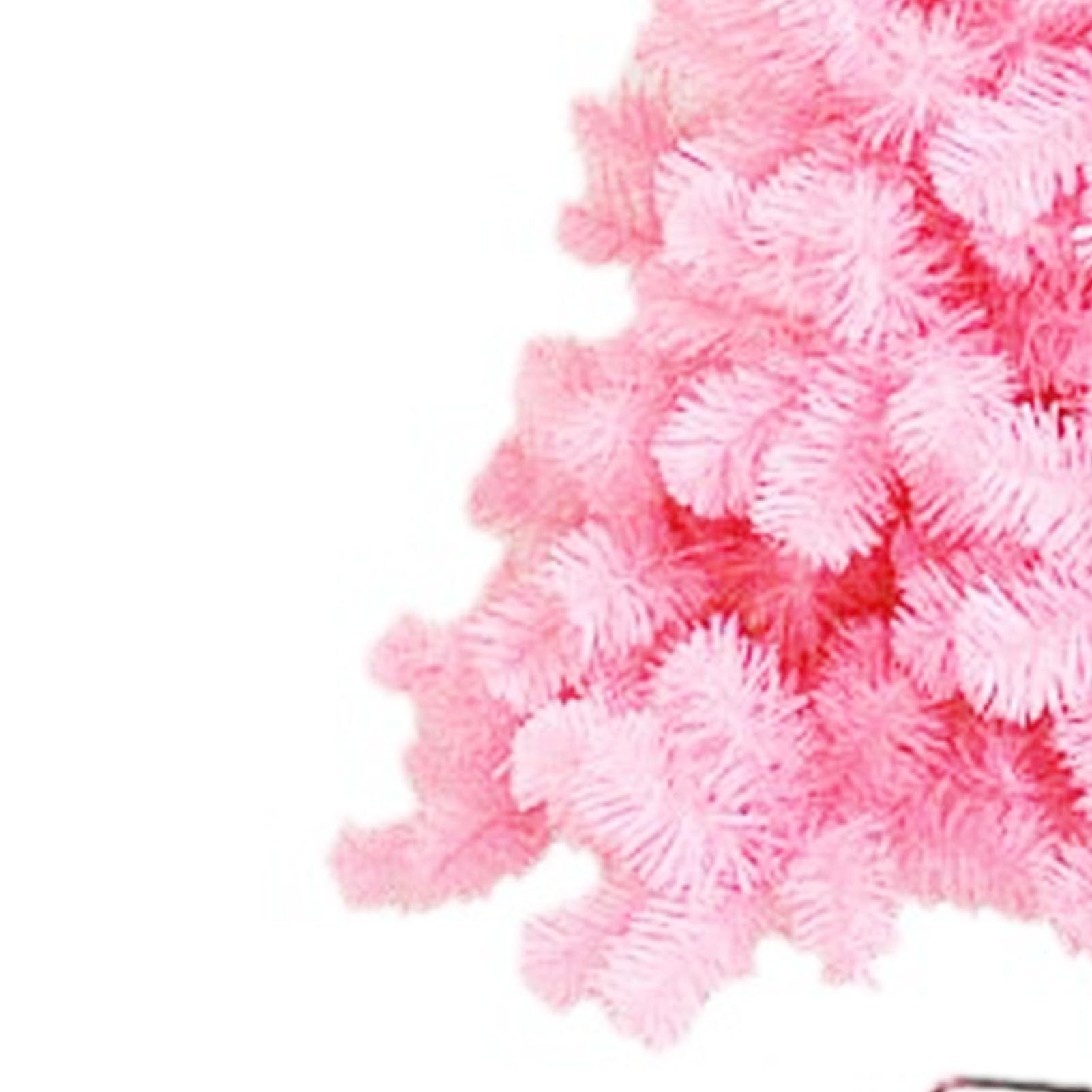 Árbol de Navidad Artificial Rosa de 6 pies |El PVC Retardante de Llama Elimina el Riesgo de Incendio |Decoración de Soporte Resistente para salón/jardín/Oficina |Árbol de Navidad (1.2m / 3.9ft)