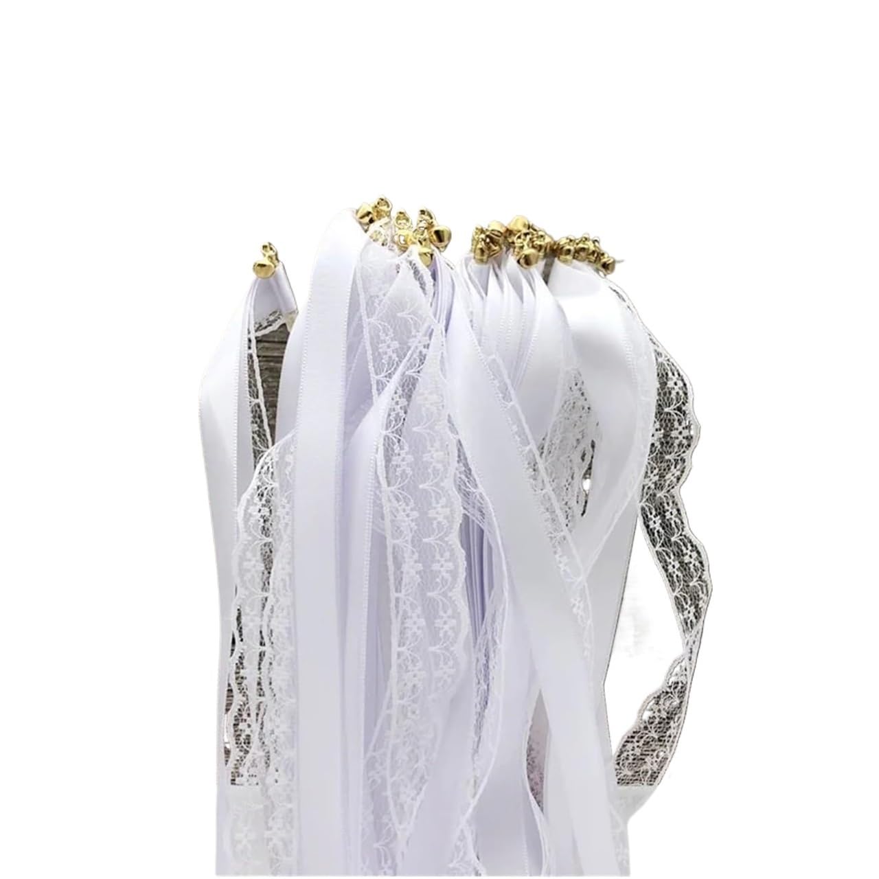Rubans de fête de mariage sans nettoyage : lot de 50 bâtons multicolores 30cm pour cérémonie propre