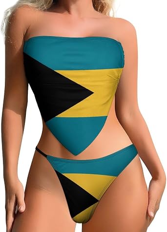 Women Swimwear Triangle Bathing Suit Sleeveless Bikini Set Swimsuit