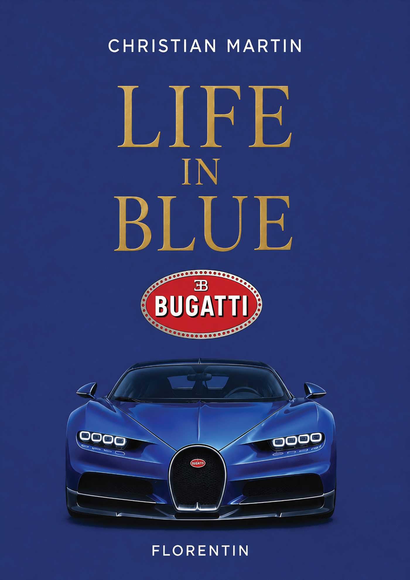 Bugatti Life in Blue idée cadeau originale pour collectionneur et amateur de voitures