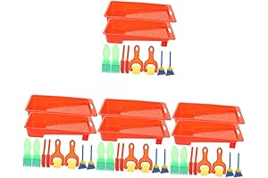 Sponge Finger Painting Kit with Stencils: Unleash Your Inner Picasso!