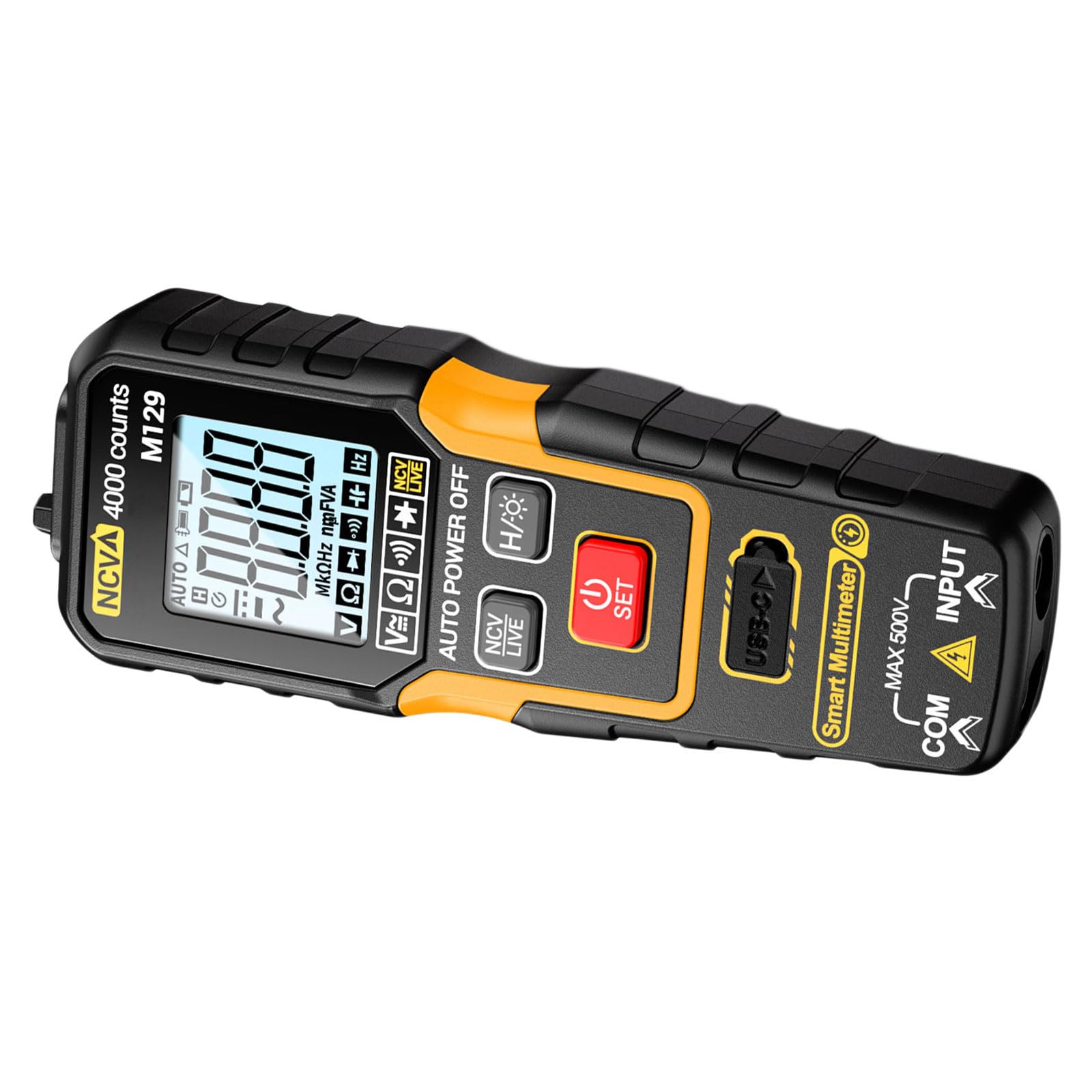Multimeter Tester, Voltmeter Auto Ranging Ohmmeter Voltages Resistance Continuitys NCV Live Testers Digital Multimeter Voltages Tester