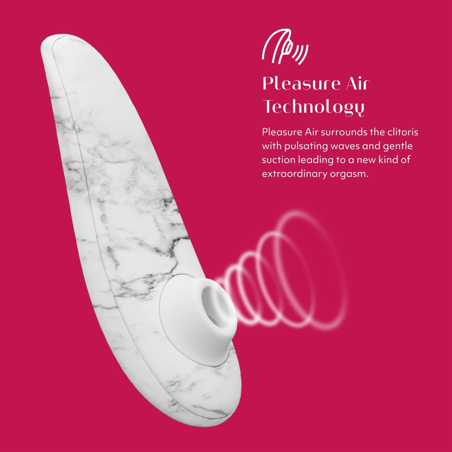Womanizer x Marilyn Monroe Special Edition Clitoris Vibrator for Women | Clit Sucker Adult Toys | Vibrating Sex Toy | Clitoral Stimulator with 12 Suction Speeds | Waterproof & Rechargeable|White