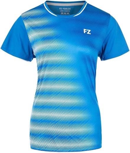 FZ Forza Hulda Womens Badminton T Shirt, Electric Blue (XL)