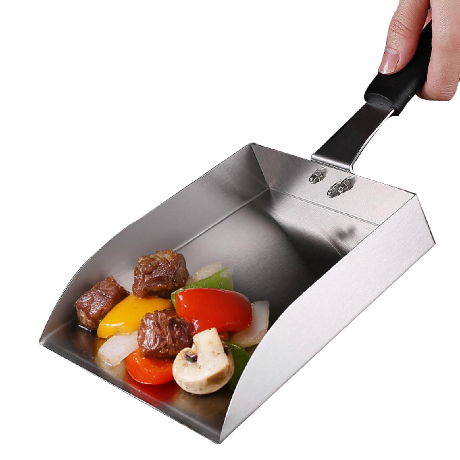 Spatule à griller en acier inoxydable avec poignée ergonomique pour la cuisine