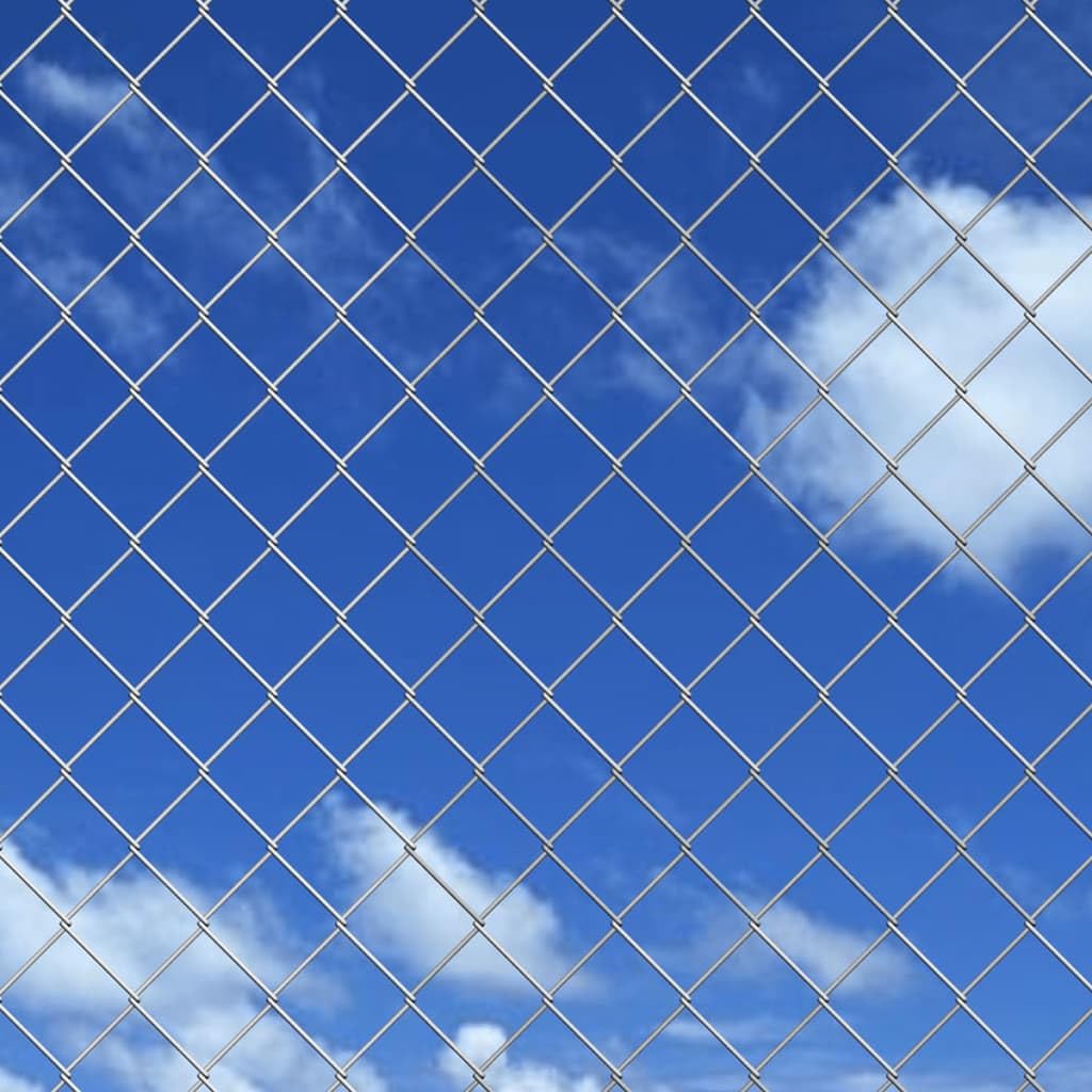 Valla de Tela metálica Acero galvanizado Plateado 15x1,25 m, Alambradas para Fincas, Malla Metalica, Alambre De Espino, Valla Metalica, Malla Ganadera, Malla Cinegética