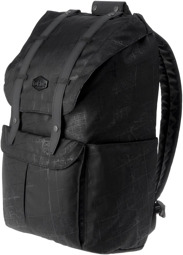 TruBlue GD58B2BS The Patriot Special Edition, Gridlock - By Bags - For Laptops - Water Repellant - Lightweight - Secret Pockets, 17", Black
