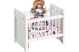 Realistic Doll Crib for Barbie