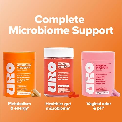 Miniatura 8 de URO Metabolism + Cápsulas de apoyo probiótico - Metabolismo, salud intestinal y energía sostenida - con picolinato de cromo, extracto de grano de