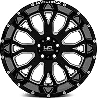 Vista 2 de 22x12 Hardrock Slammer XPosed Gloss Black Milled 5x150 ET-44 rueda ó llanta