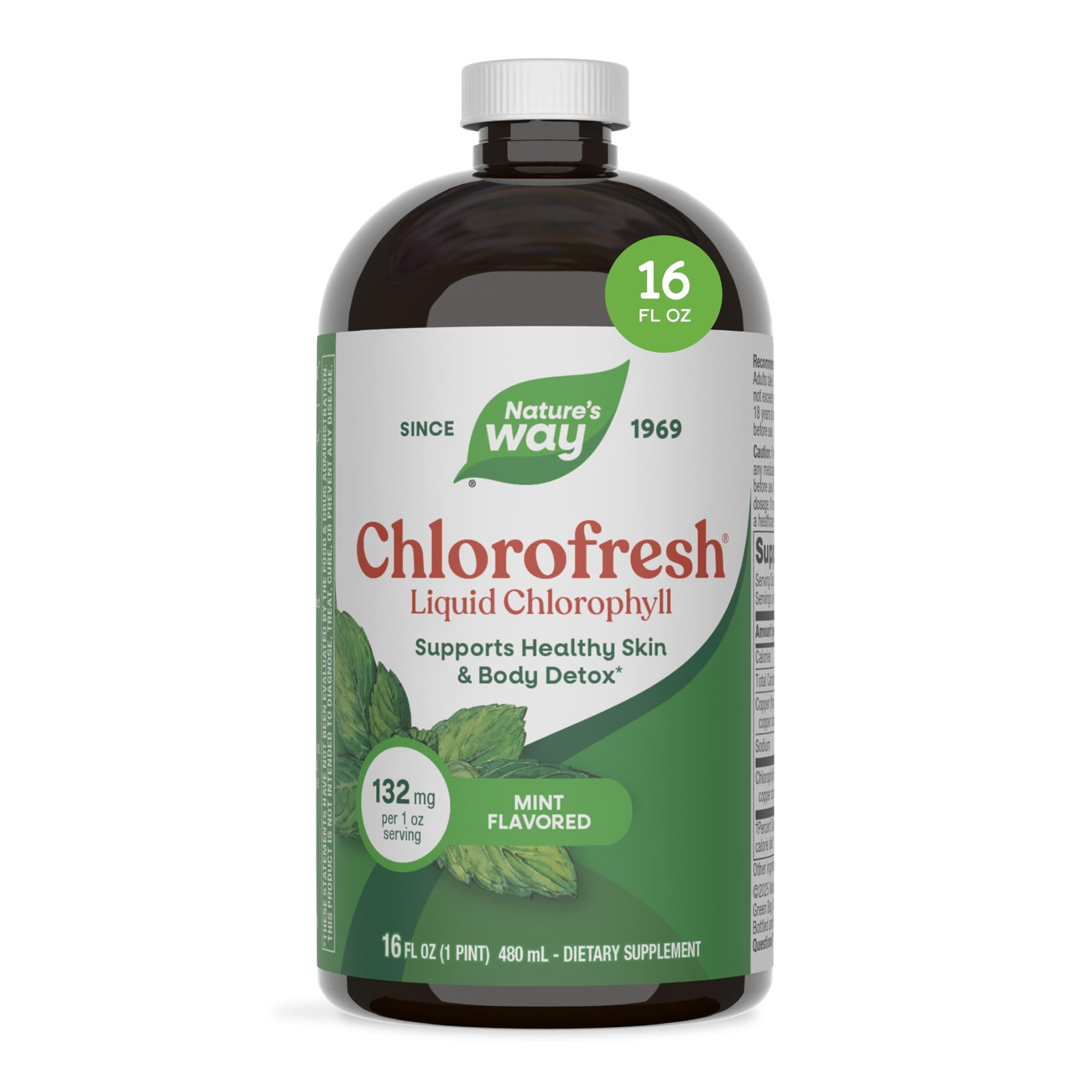 Amazon | クロロフレッシュ・リキッド・ミント 480ml | ネイチャーズ