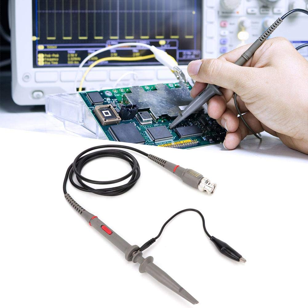 Oszilloskop Tastkopf, LA05022 Tragbarer Genauer Oszilloskop Tastkopf mit 1x10x20 MHz Maximale Eingangsspannung 600 V Impedanz 10 MΩ