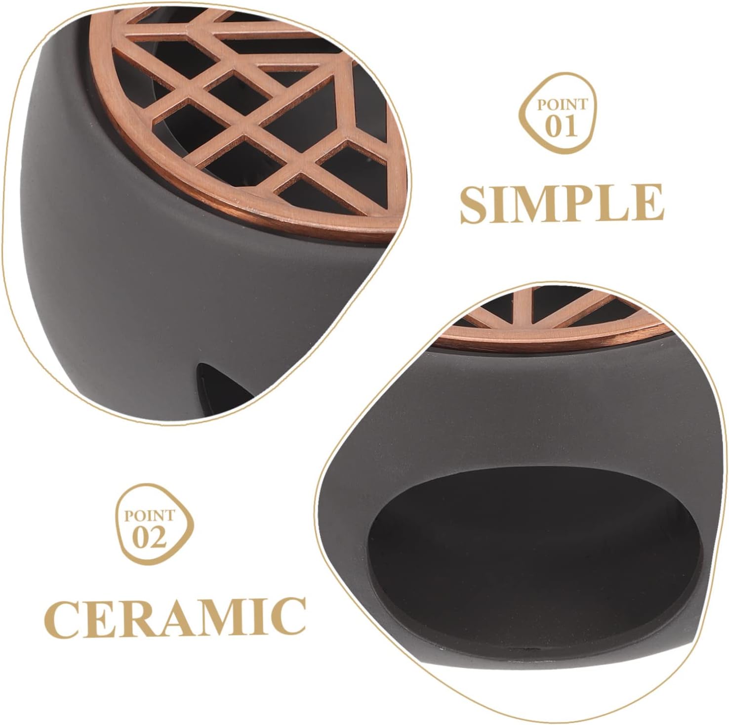 Japanese Style Teapot Warmer Handcrafted Heating Stove for Tea Kettles Non-Slip Base for Home Use Convenient and Reliable Tea Heating Accessory