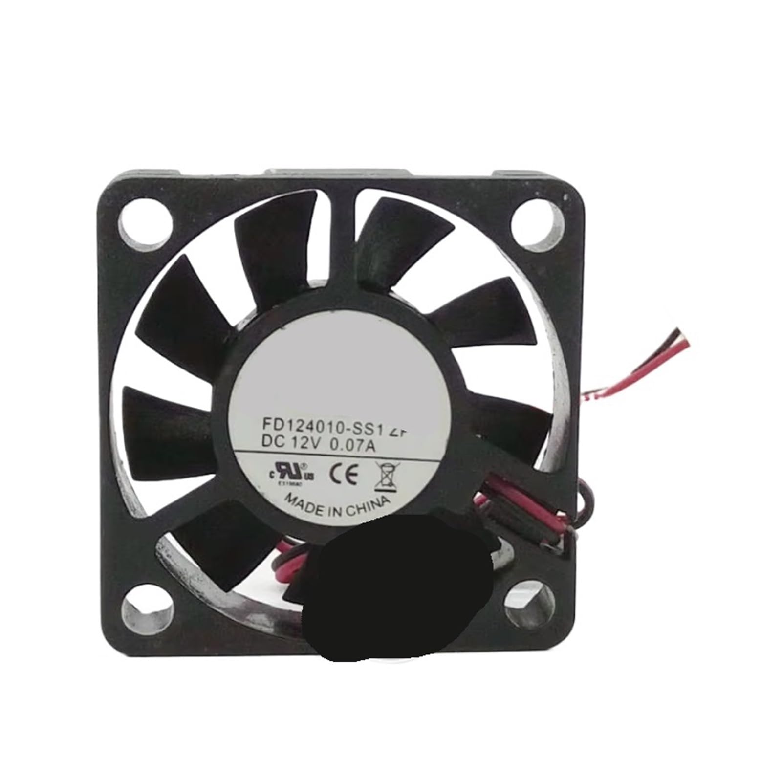 UITGVDQAT FD124010-SS1 DC 12V 0.07A 40x40x10mm 2-Wire Server Cooling Fan