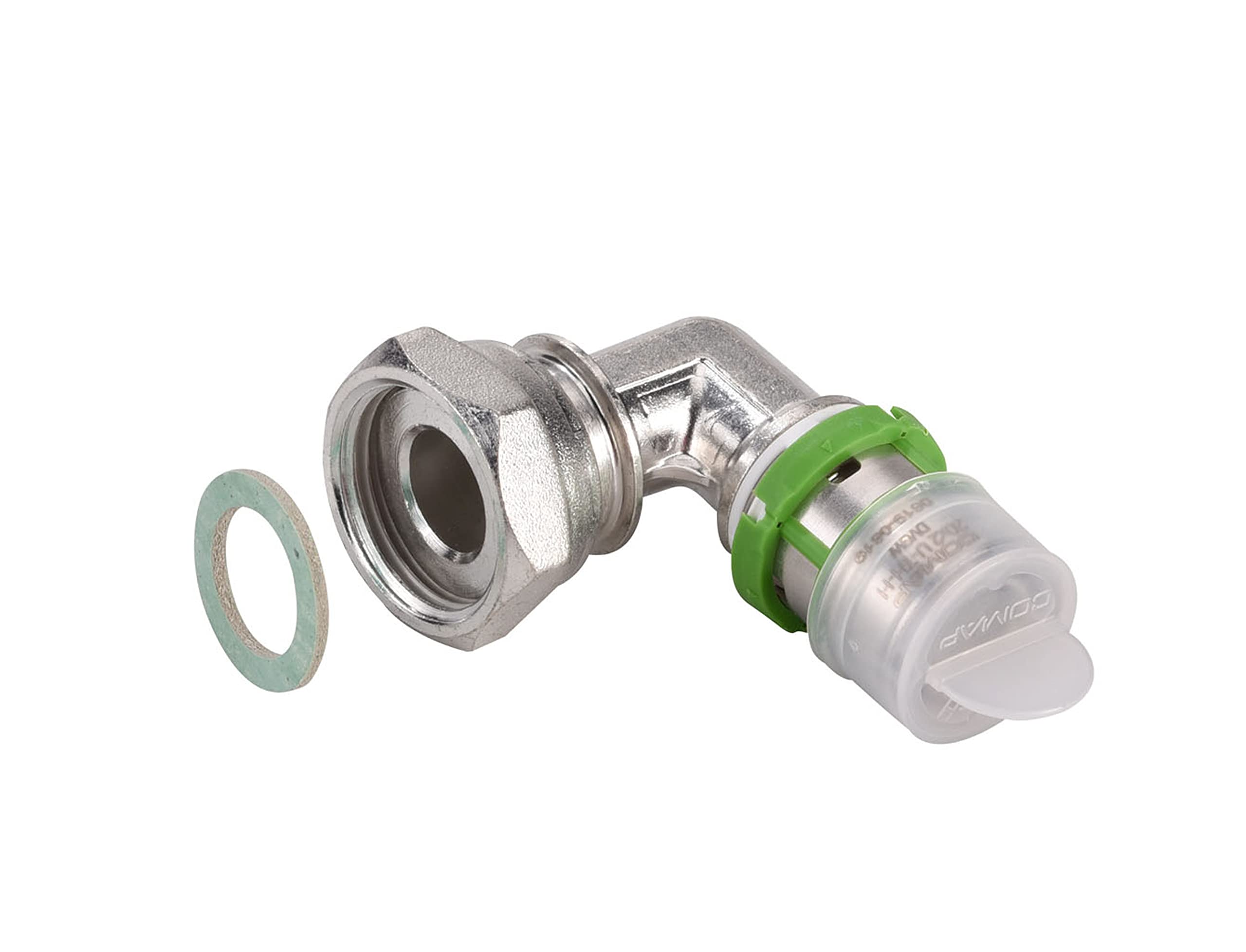 COMAP 2 Coudes écrou tournant métallique pour tubes multicouche à sertir - 20x2-1/2 - Raccords MultiSkin - S7096GW2012